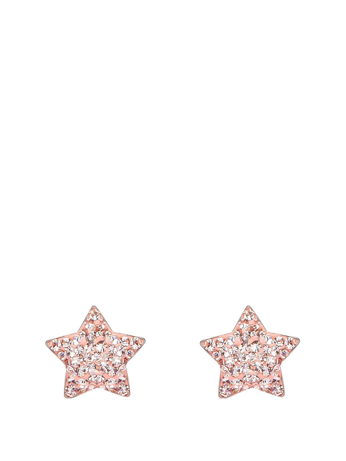 Star on sale silver earrings