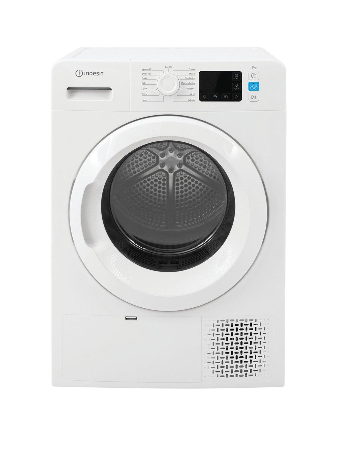 Indesit YTM1192XUK White 9kg Heat Pump Tumble Dryer | very.co.uk