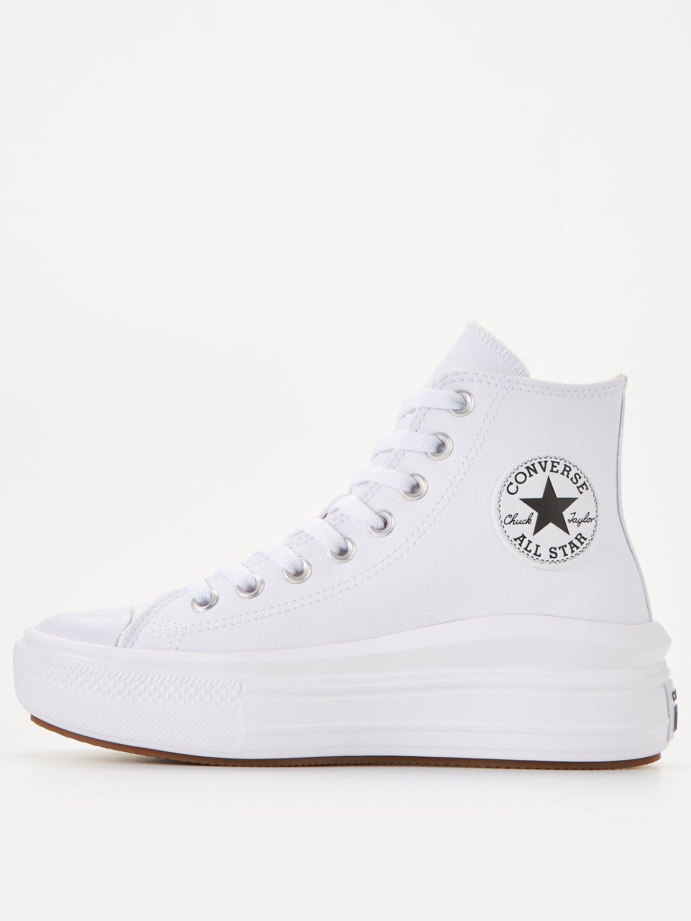 Íncubo Heredero horno Women's White Converse Trainers | Very.co.uk