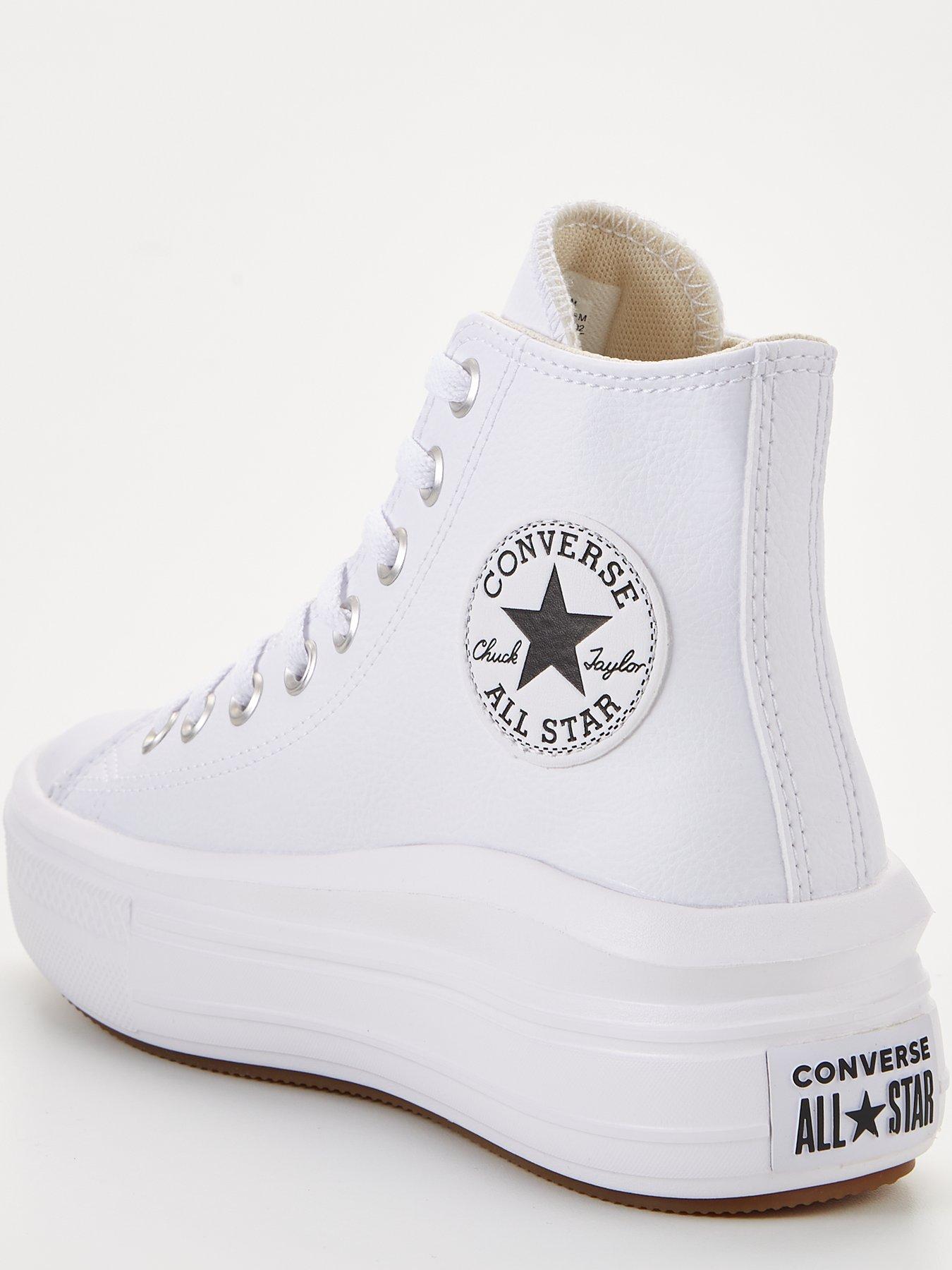 Converse Women's Chuck Taylor All Star Move Low in White