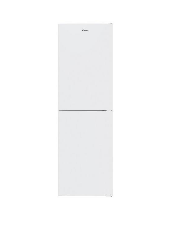front image of candy-cct3l517fwk-55cm-freestanding-fridge-freezer--nbspwhite