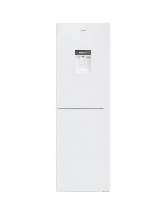 front image of candy-cct3l517fwwk-55cm-freestanding-fridge-freezer-water-dispenser--nbspwhite