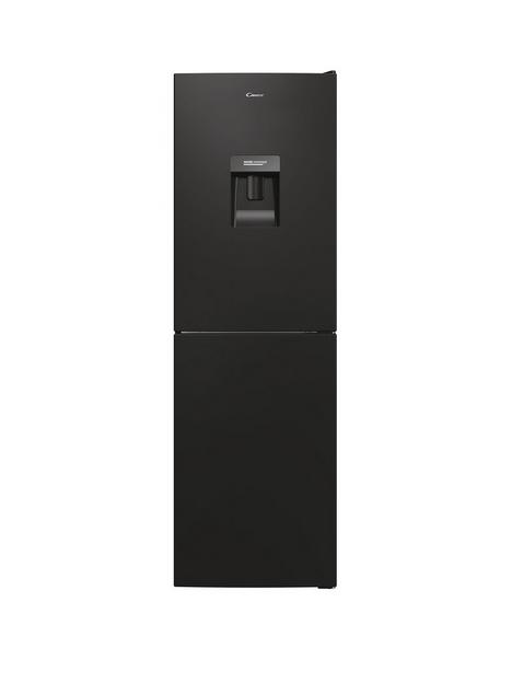 candy-cct3l517fwbk-55cm-freestanding-fridge-freezer-water-dispenser--nbspblack