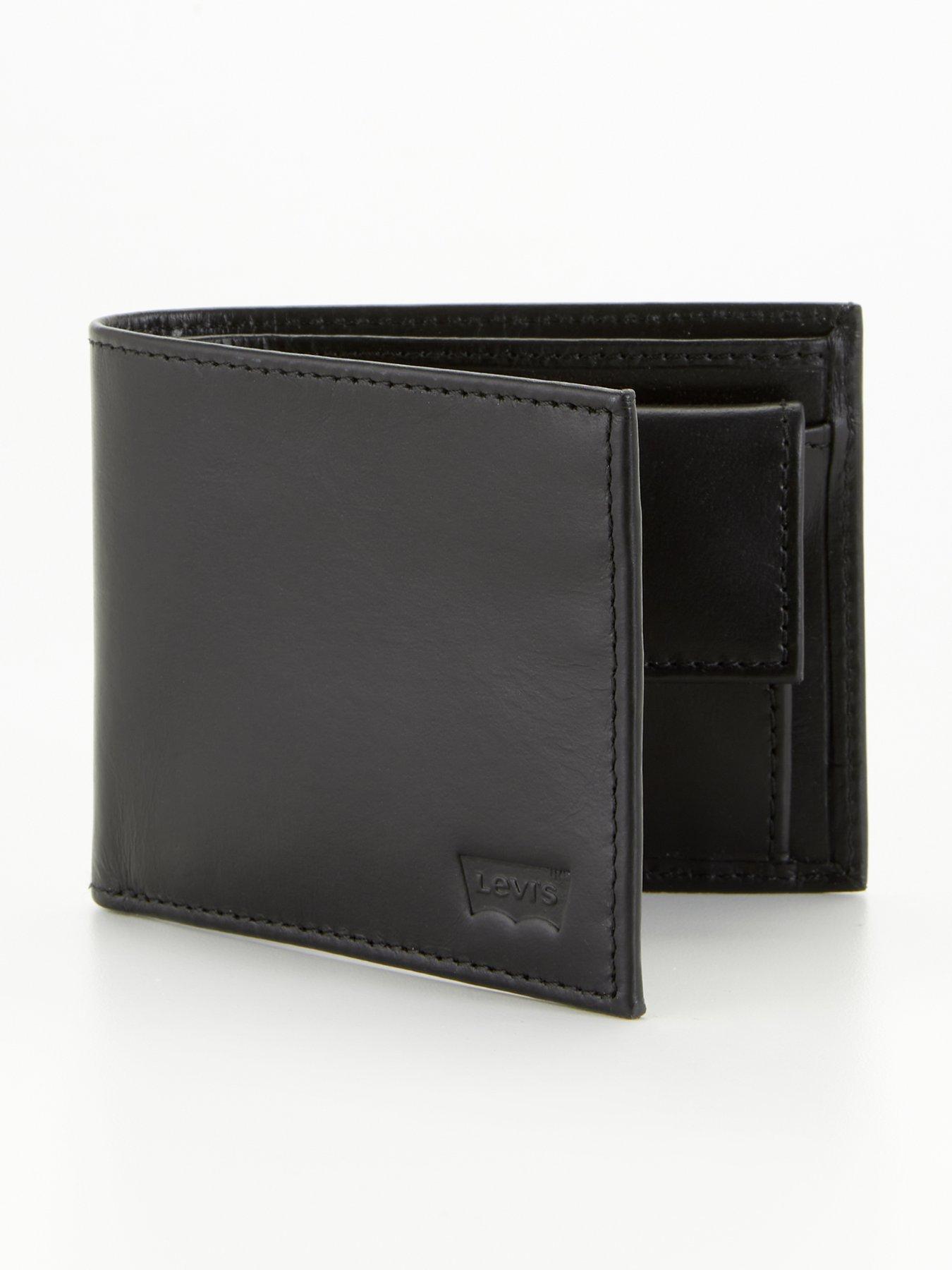 Levis leather wallet sale