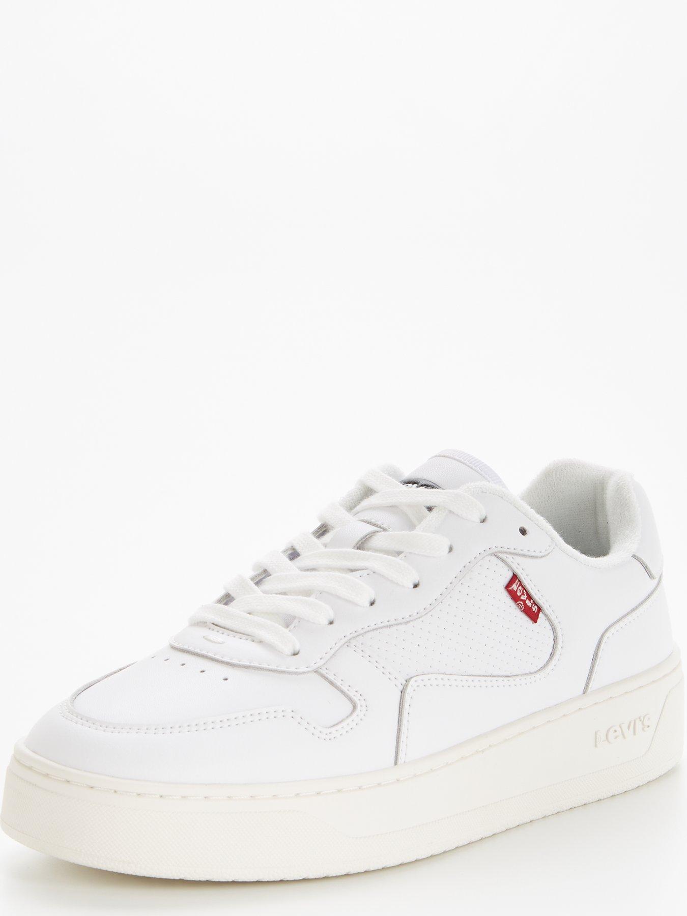 Levis white clearance trainers