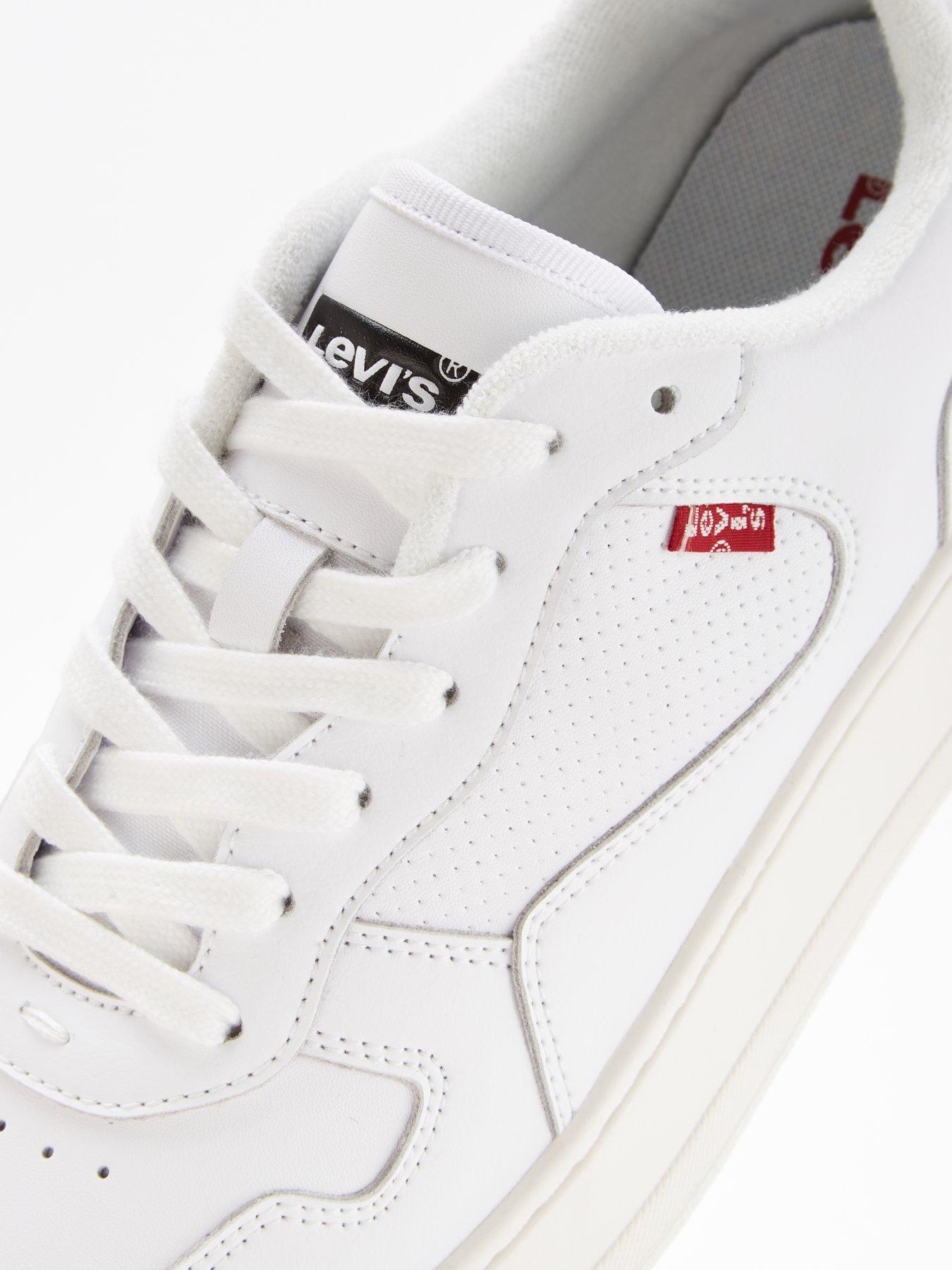 White levi trainers sales