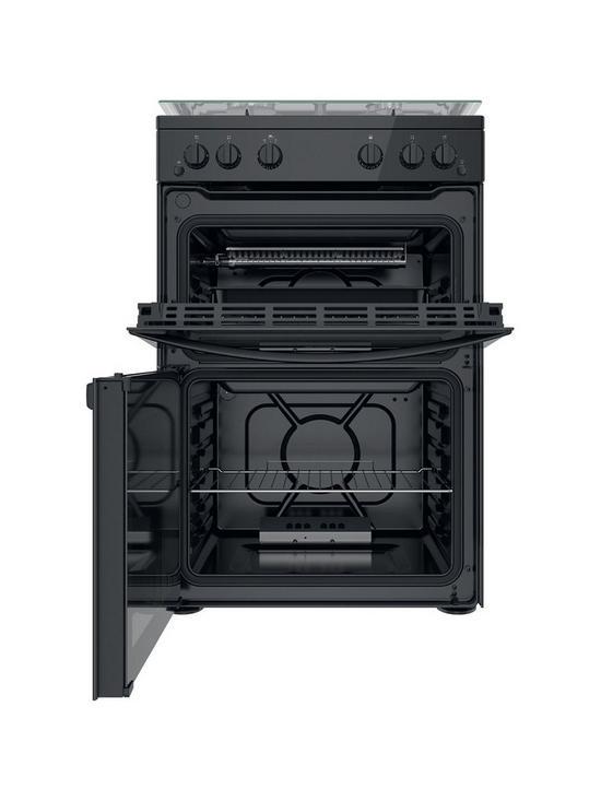stillFront image of indesit-id67g0mmbuk-double-oven-gas-cooker