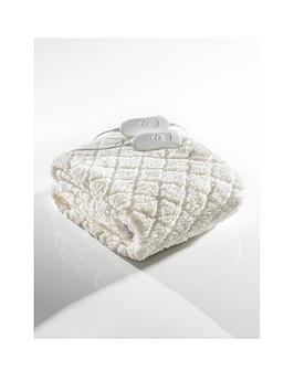 Product photograph of Daewoo Premium Double Heated Blanket from very.co.uk