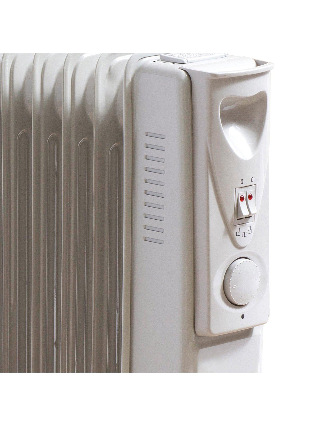Image 4 of 5 of Daewoo 2000W 9-Fin Oil-Filled Radiator with Thermostat