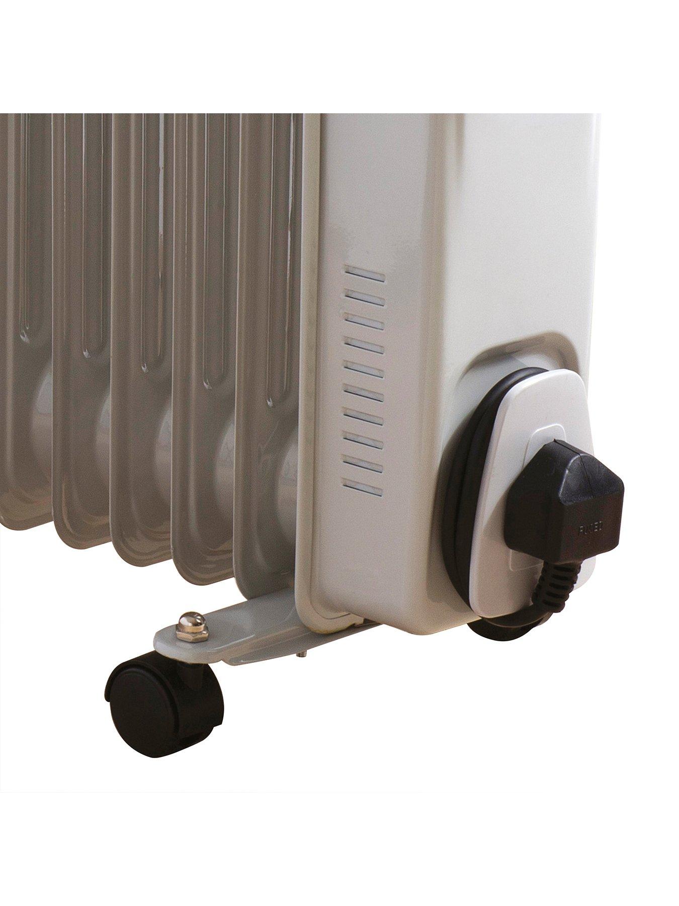 Image 5 of 5 of Daewoo 2000W 9-Fin Oil-Filled Radiator with Thermostat