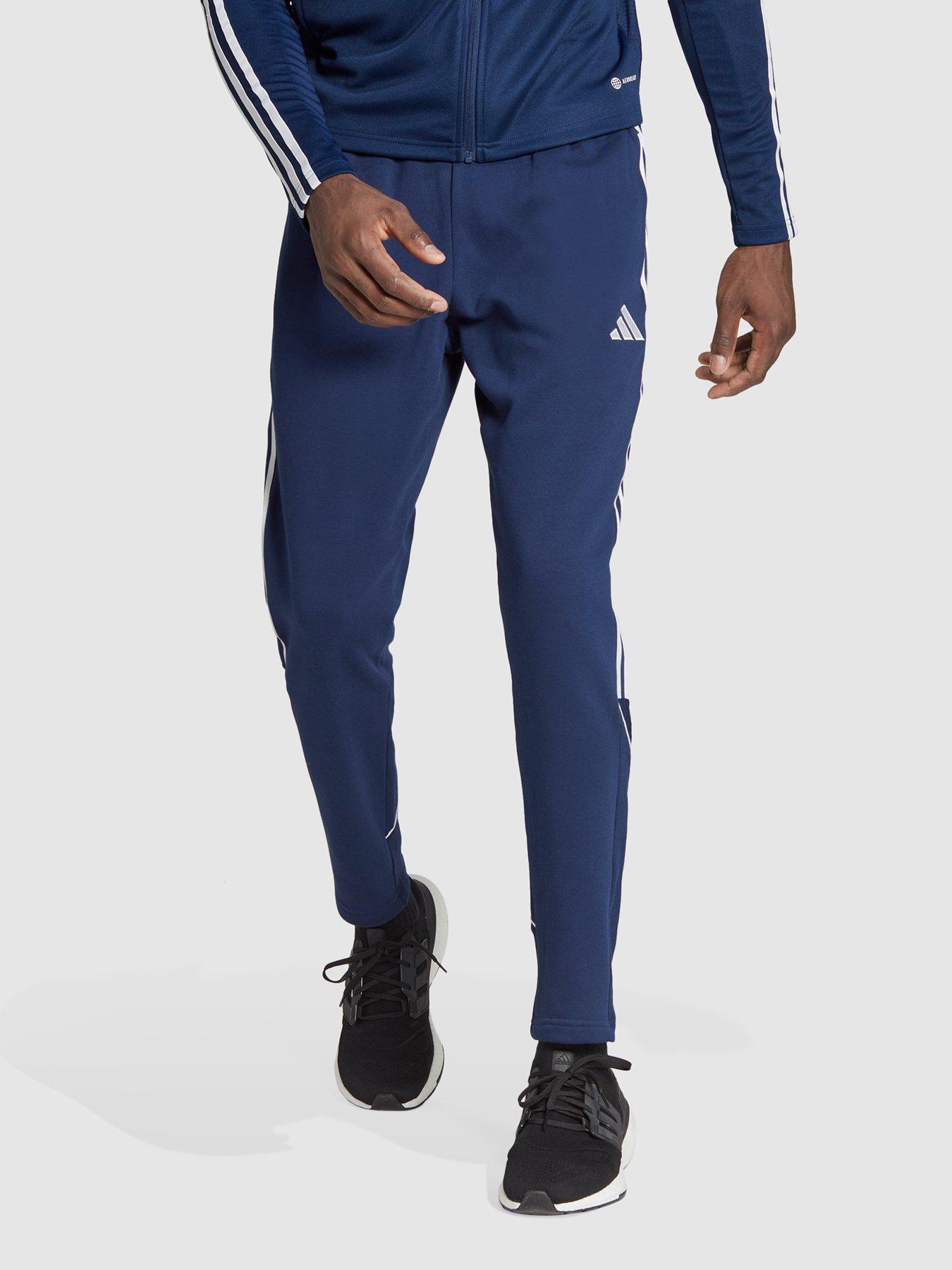 Adidas navy hot sale blue sweatpants