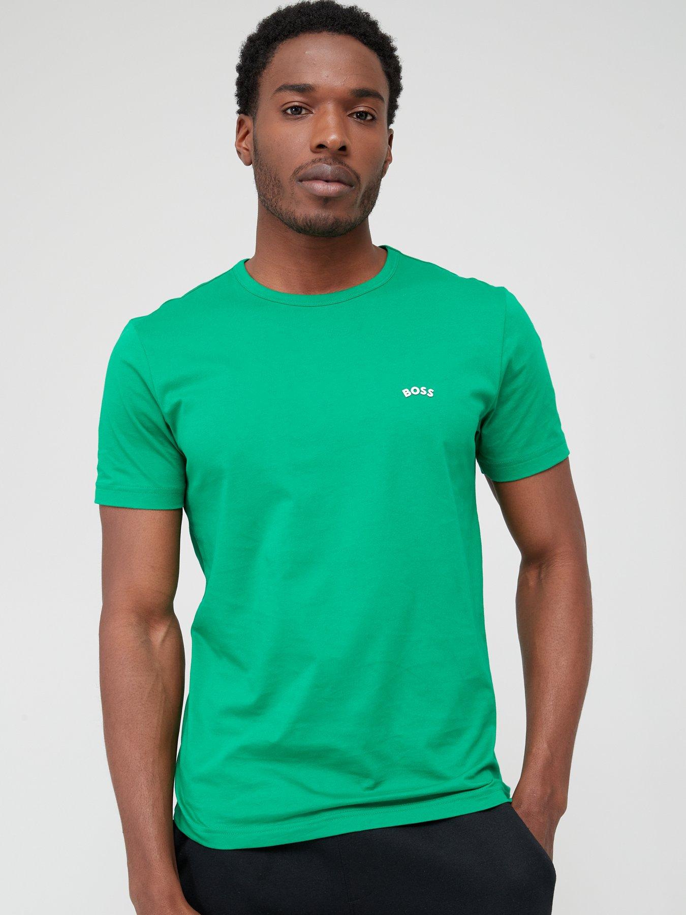 Green hugo hotsell boss tshirt