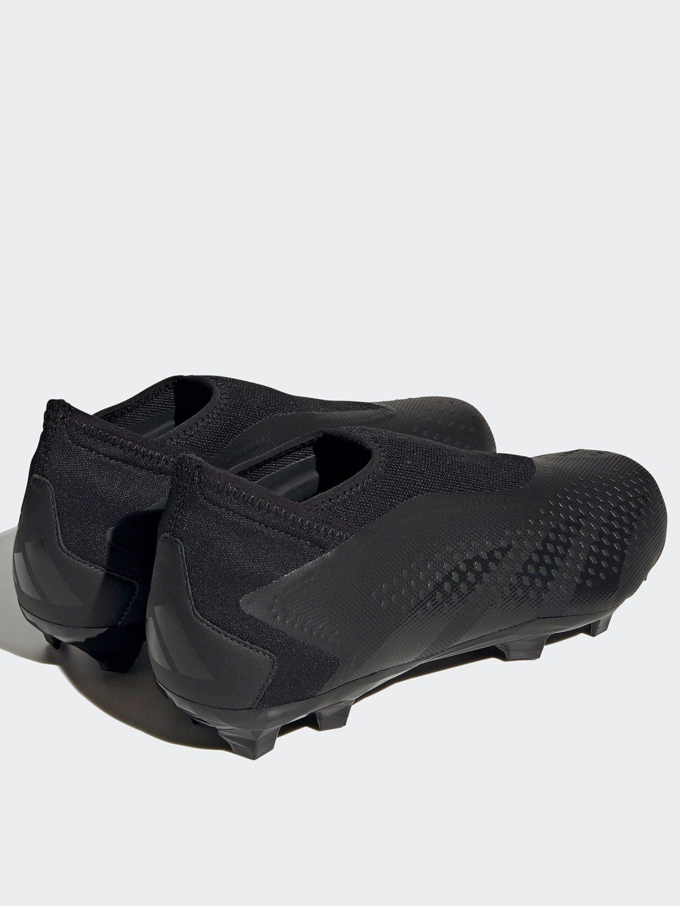adidas Mens Predator Laceless 20.3 Firm Ground Football Boot Black very.co.uk