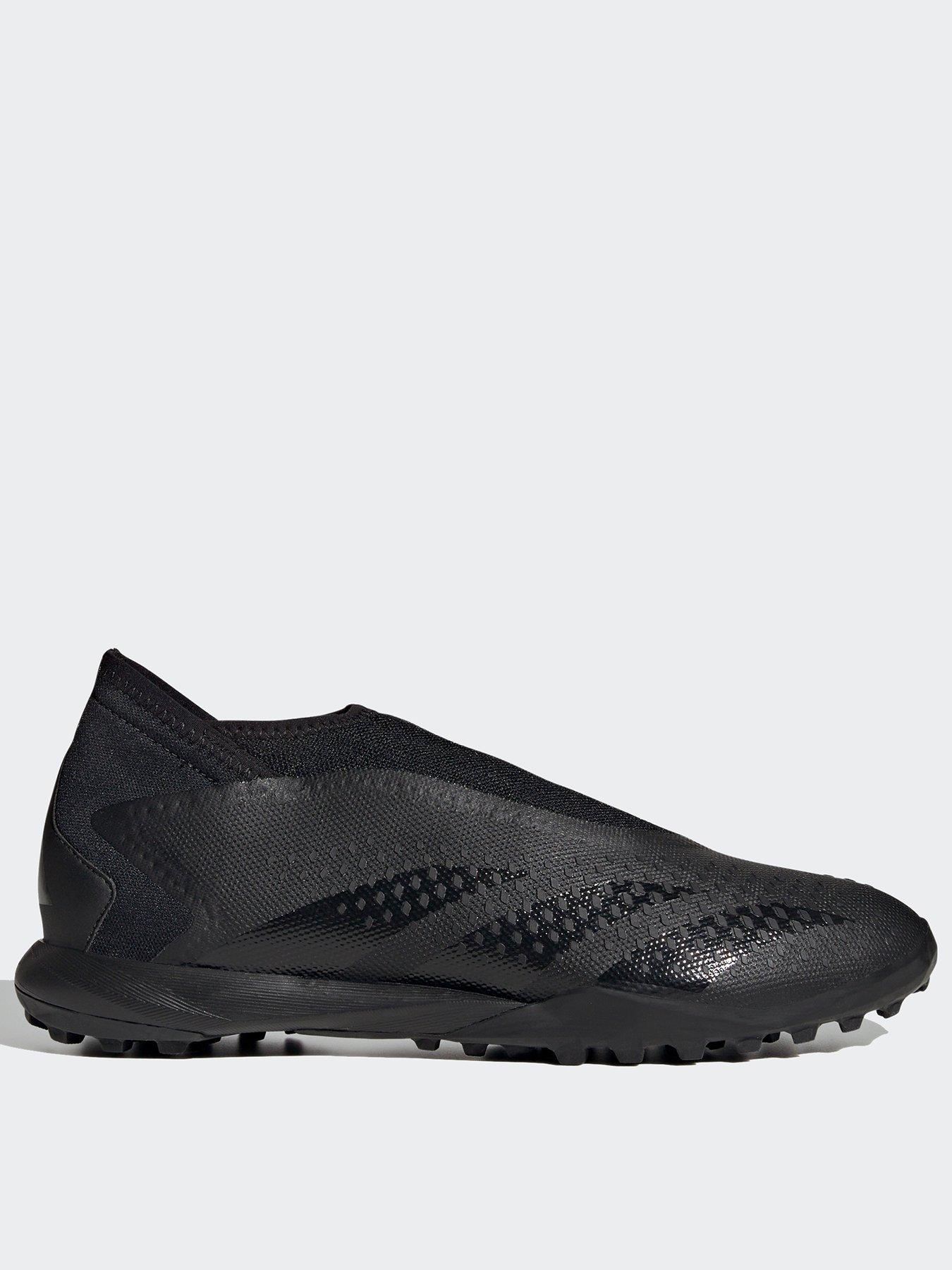 adidas Mens Predator Laceless 20.3 Astro Turf Football Boot - Black, Black, Size 8, Men