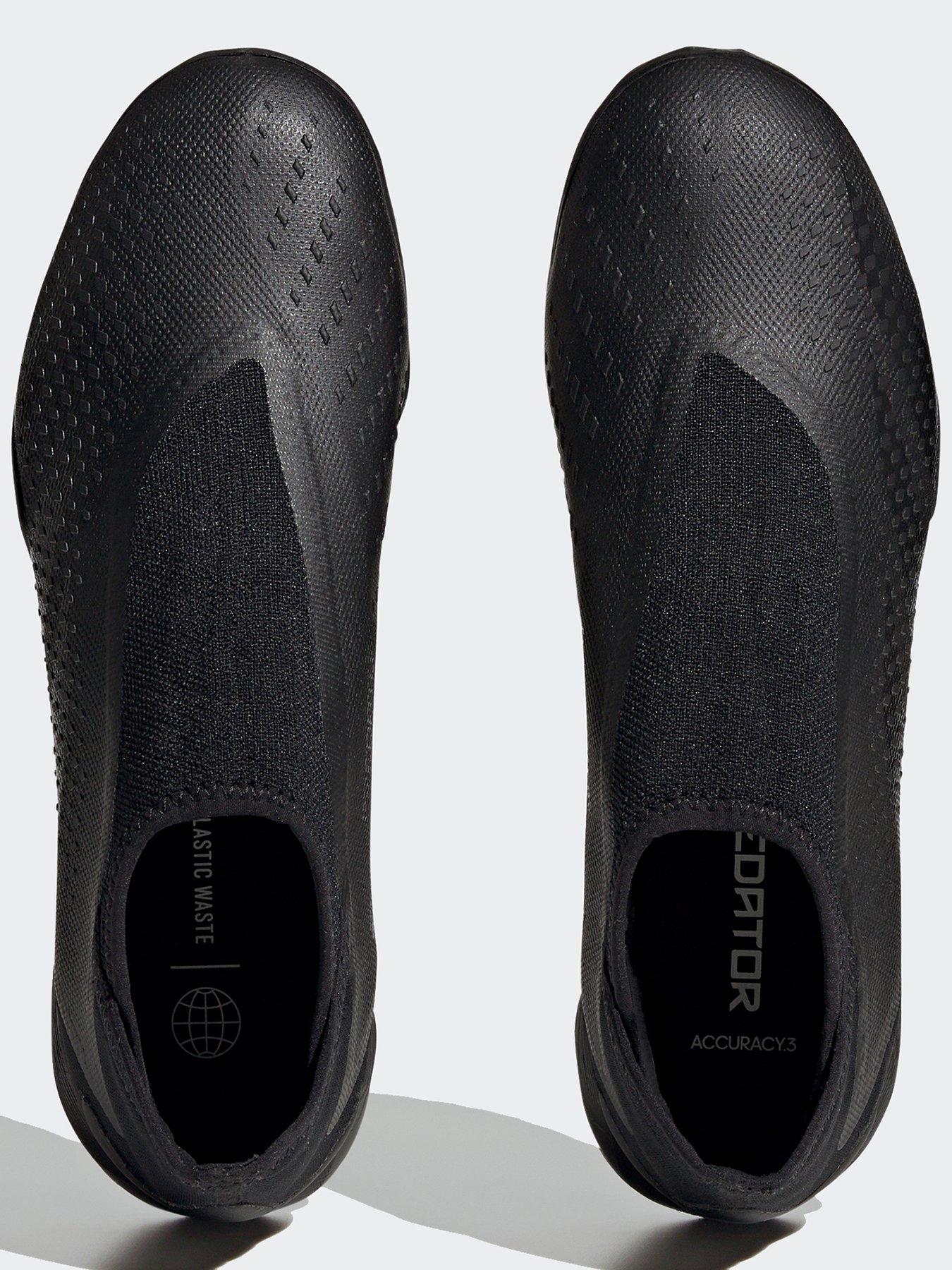 Image 4 of 6 of adidas Mens Predator Laceless 20.3 Astro Turf Football Boot - Black