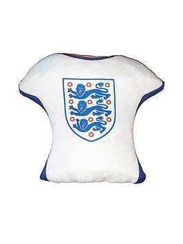 Product photograph of England Shirt Shaped Cushion - Multi from very.co.uk