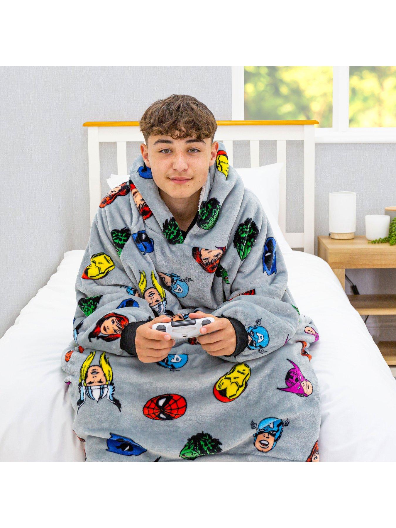 Product photograph of Disney Marvel Comics Wearable Fleece Large - Multi from very.co.uk