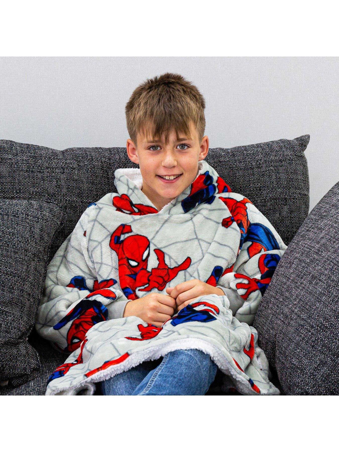 Marvel Comics Spiderman Wall Crawler Cozy Fleece Toddler Pajamas –