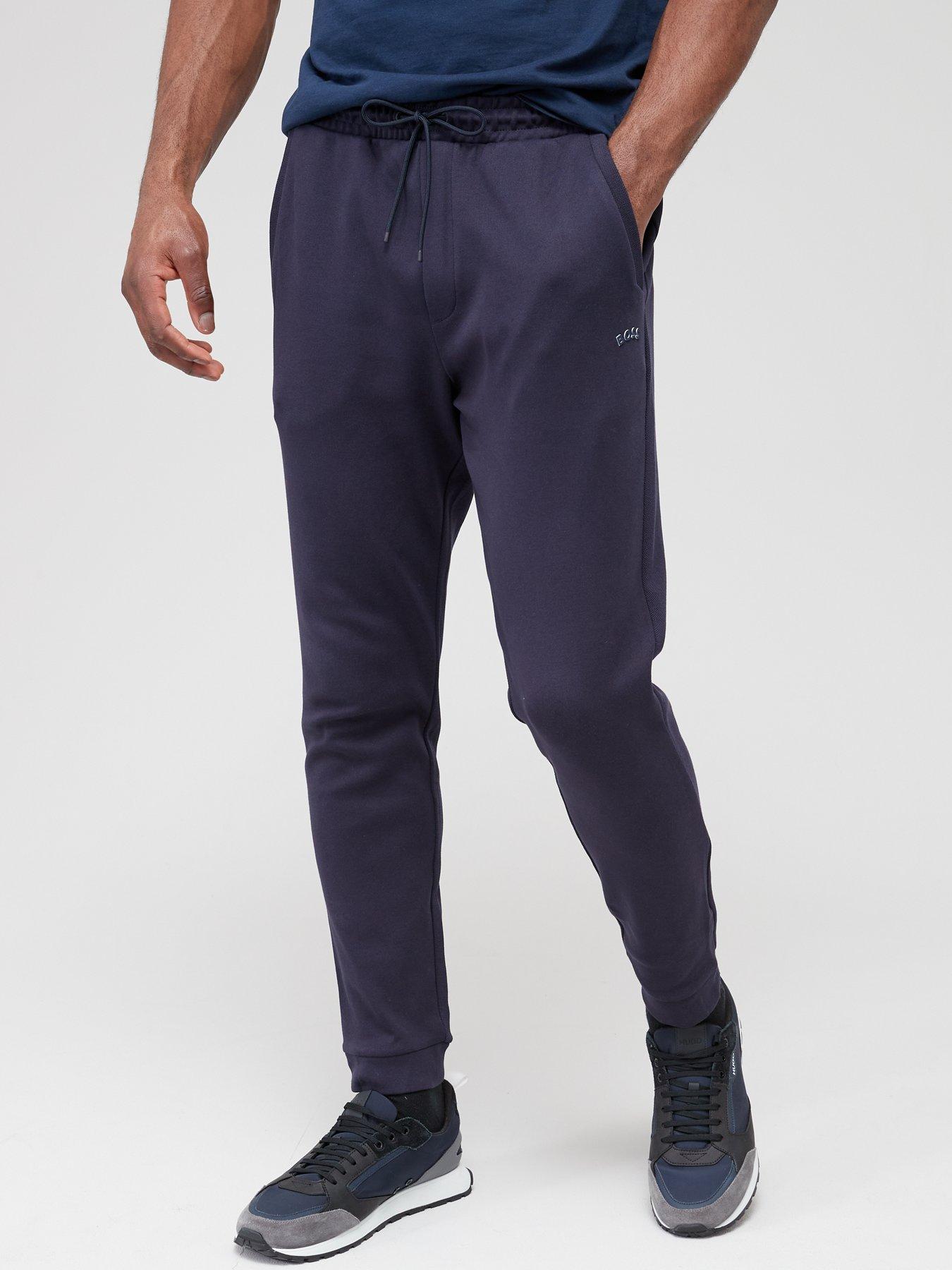 BOSS Hadiko Curved Joggers Navy very