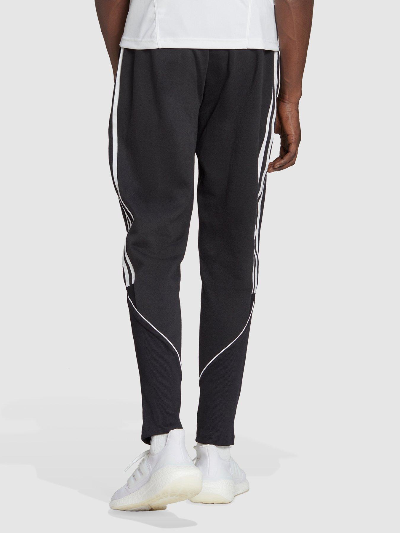 Adidas black sweat sales pants