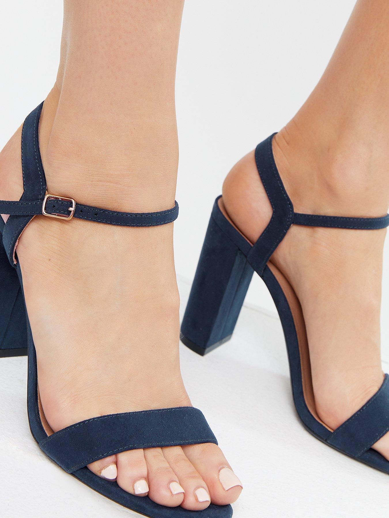 New look 2025 navy block heel