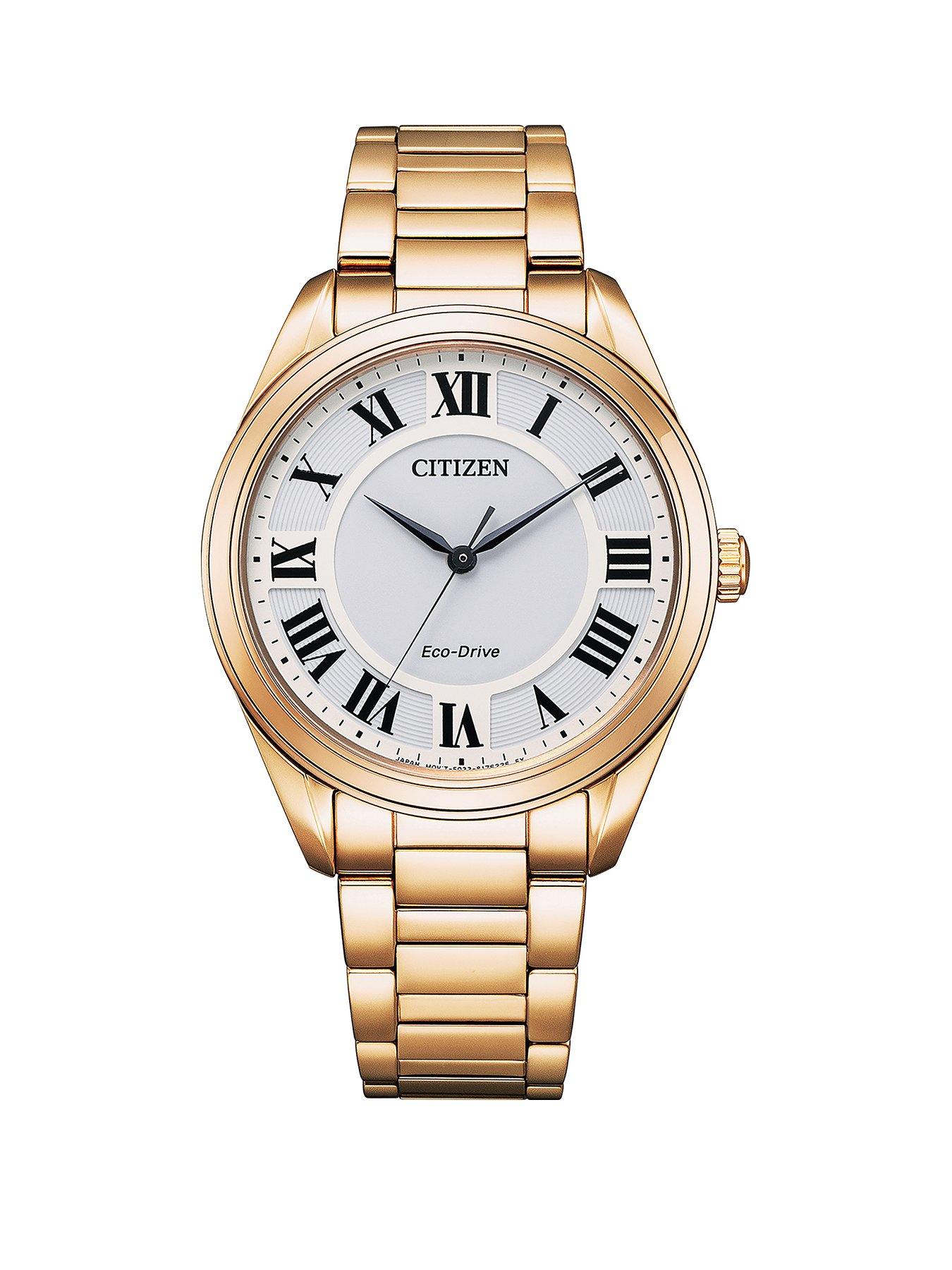 Product photograph of Citizen Ladies Eco-drive Bracelet Wr50 Watch from very.co.uk
