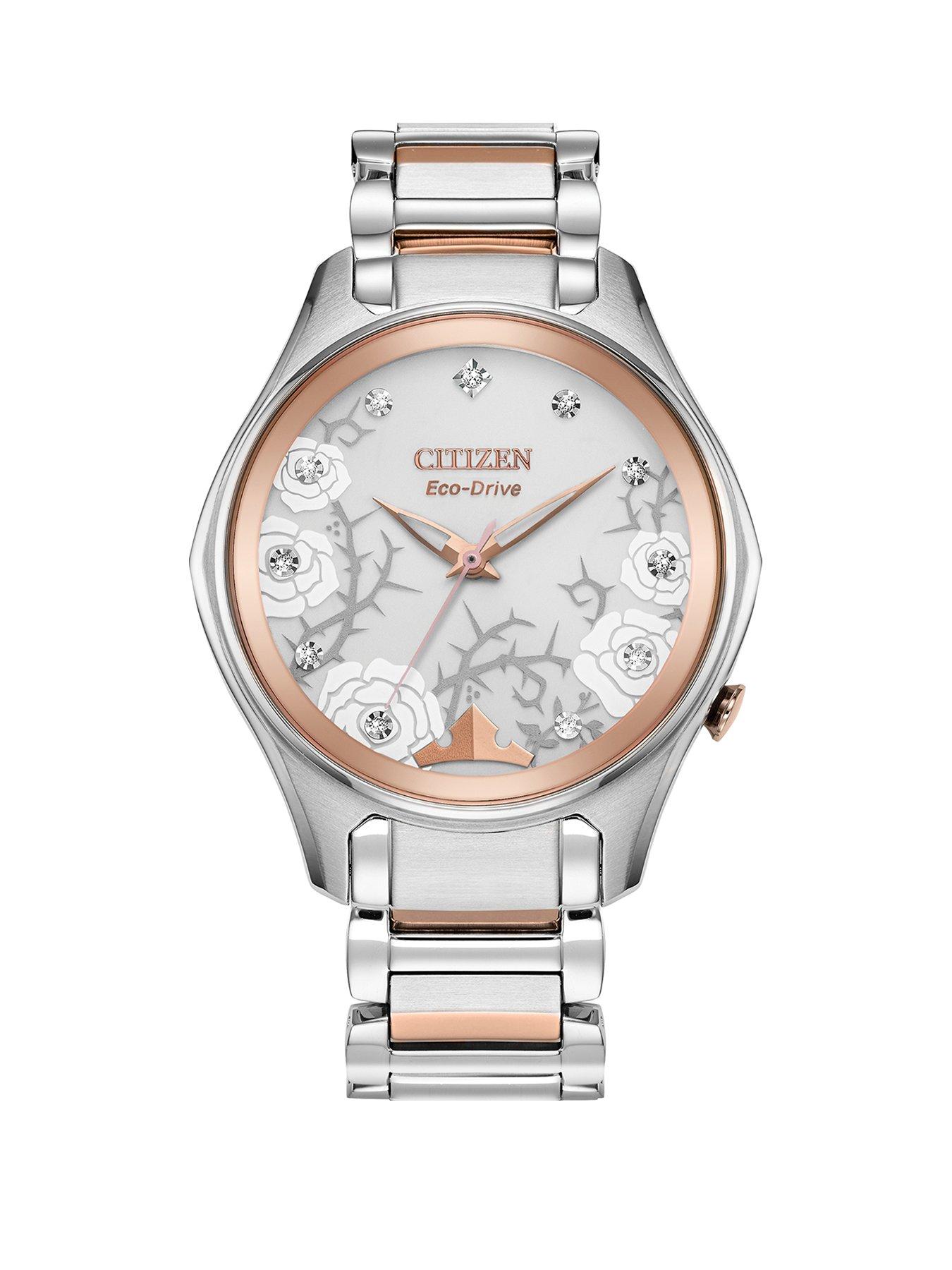 Product photograph of Citizen Ladies Eco-drive Disney Aurora Dc Watch from very.co.uk