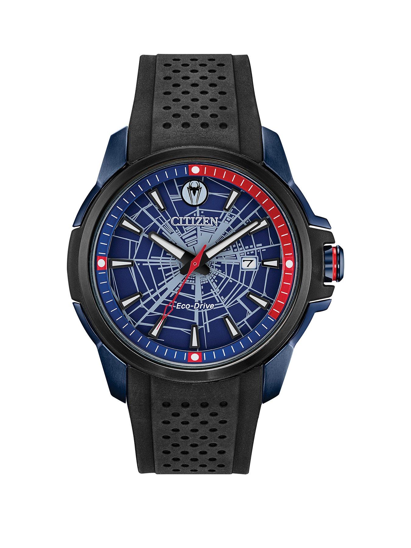 Product photograph of Citizen Gents Spider Man Watch from very.co.uk