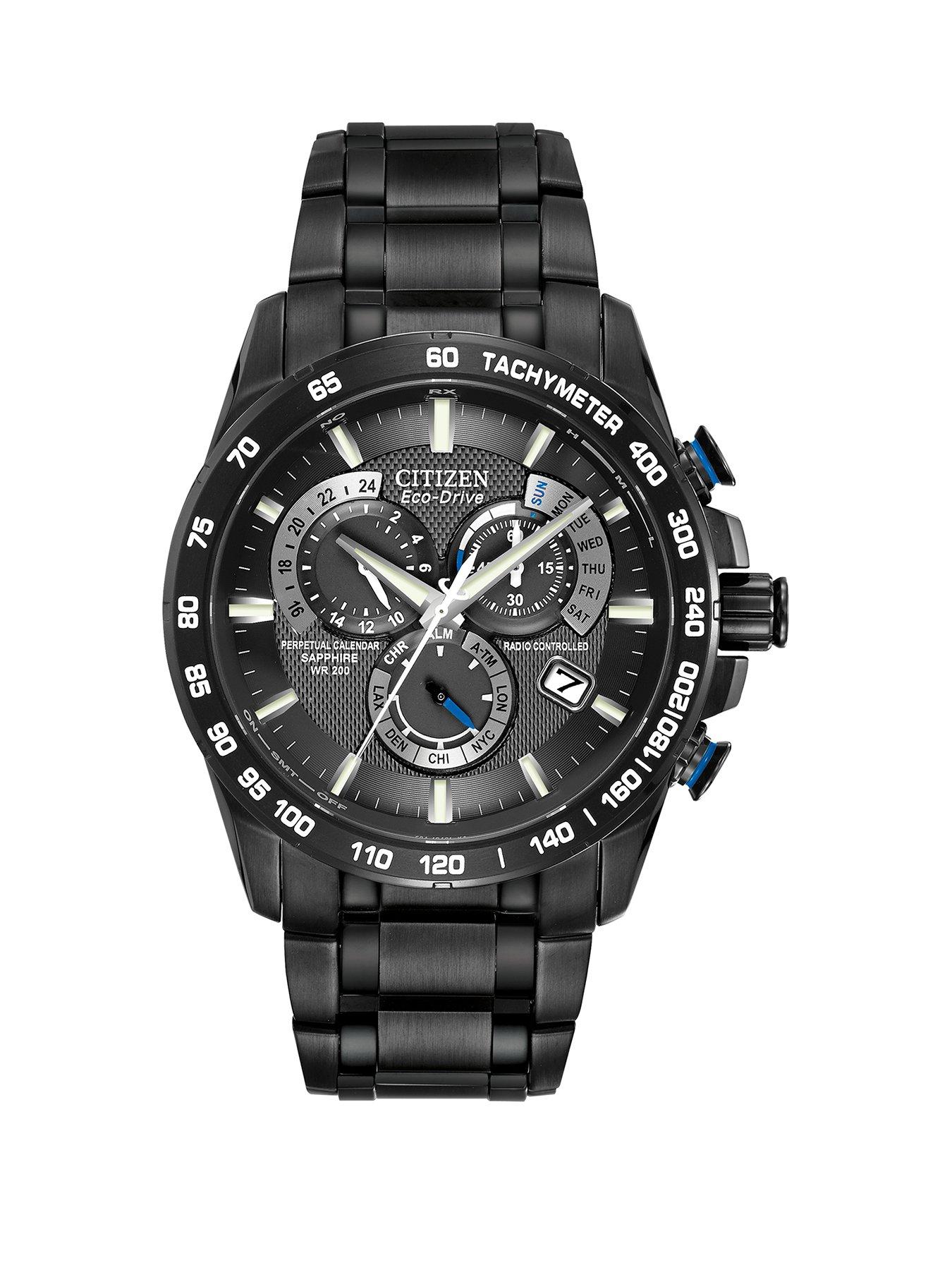 Product photograph of Citizen Gents Eco-drive Chrono A T Wr200 Watch from very.co.uk