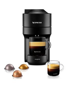 Product photograph of Nespresso Vertuo Pop 11729 Coffee Machine By Magimix - Black from very.co.uk