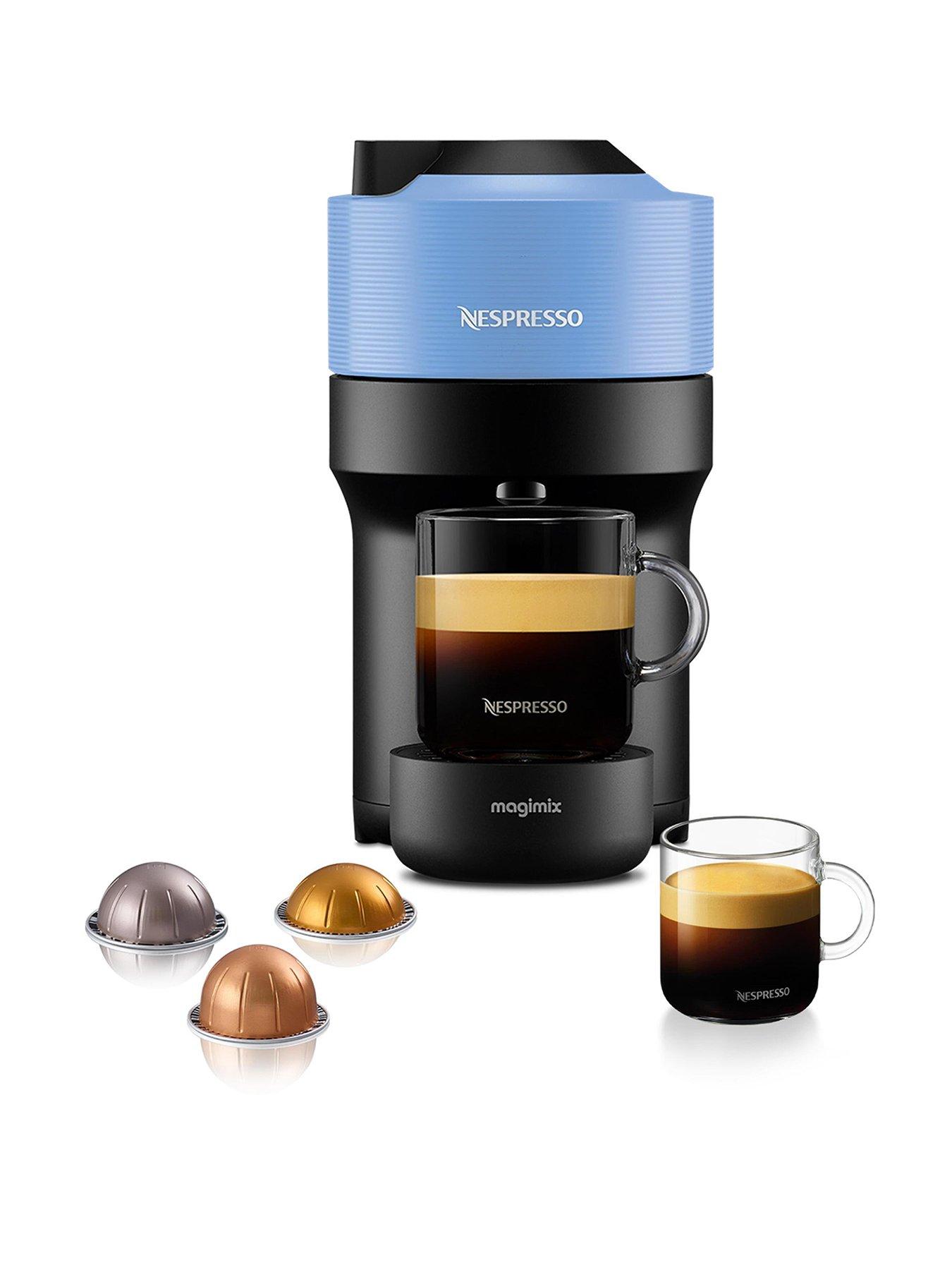 Product photograph of Nespresso Vertuo Pop 11731 Coffee Machine By Magimix - Pacific Blue from very.co.uk