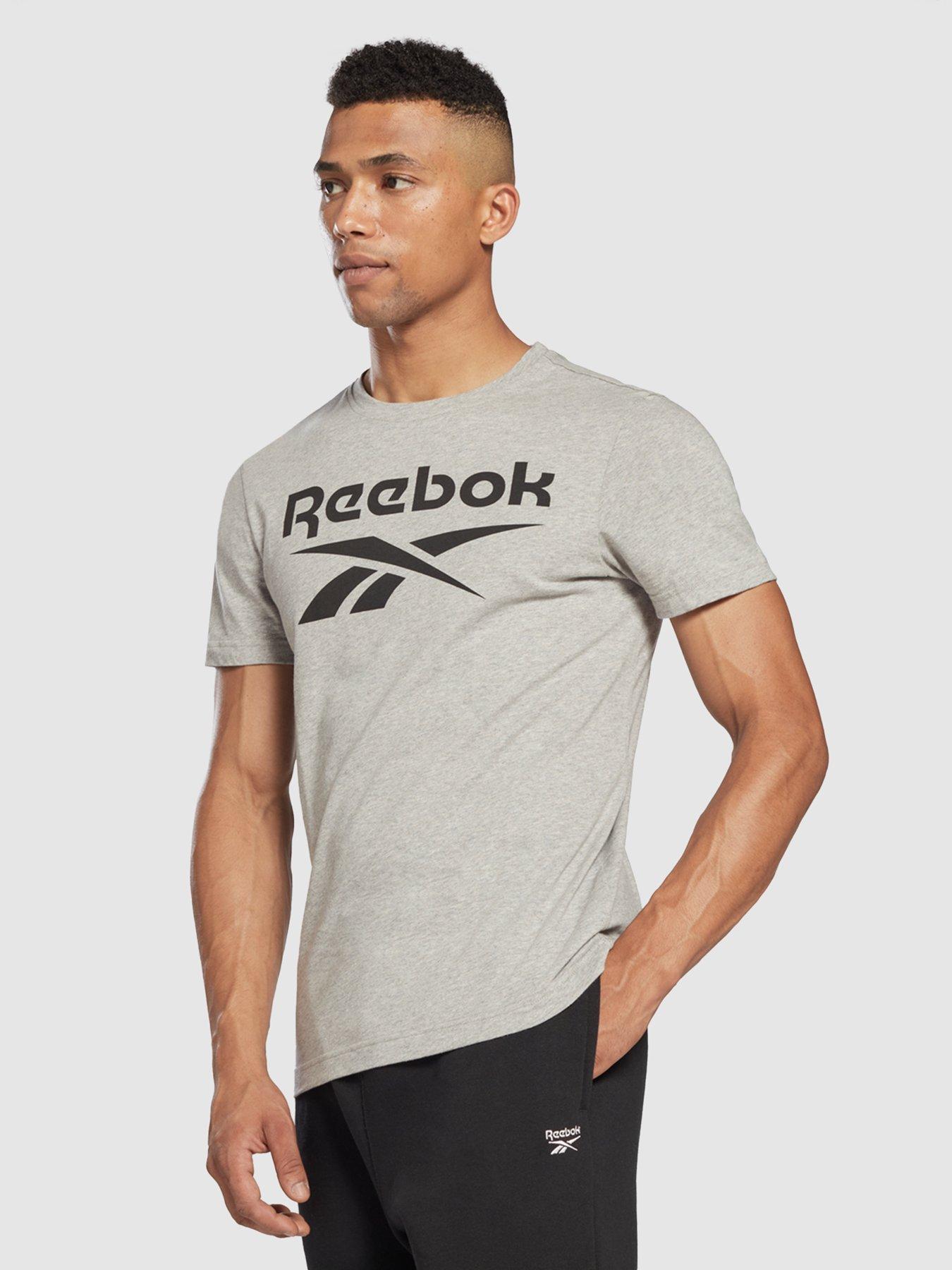 Big Logo Short Sleeve T Shirt Grey