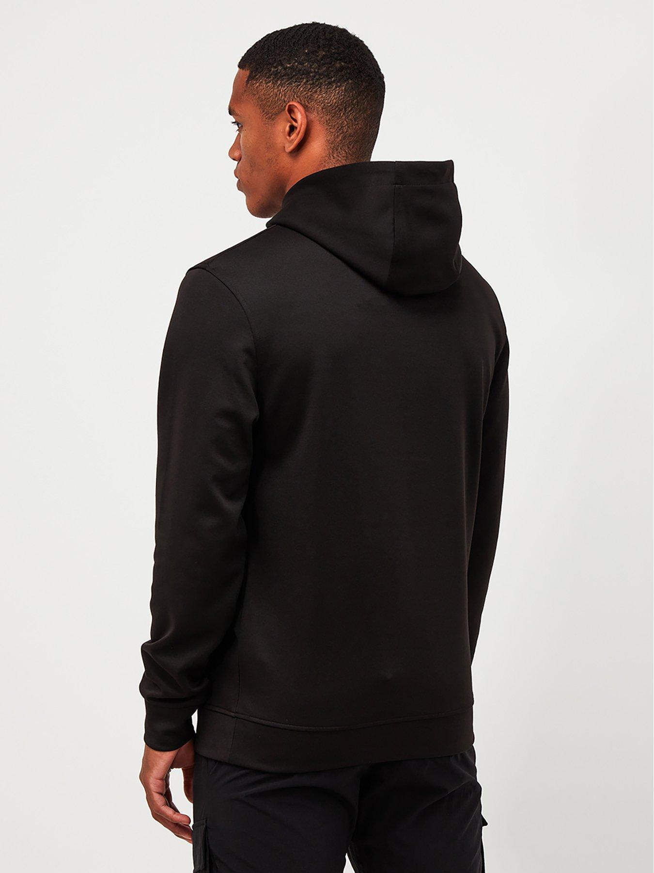 Alessandro Zavetti Growler Paint Hoodie - Black | very.co.uk