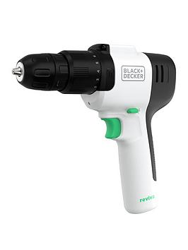Product photograph of Black Decker Reviva 12v Cordless Hammer Drill from very.co.uk