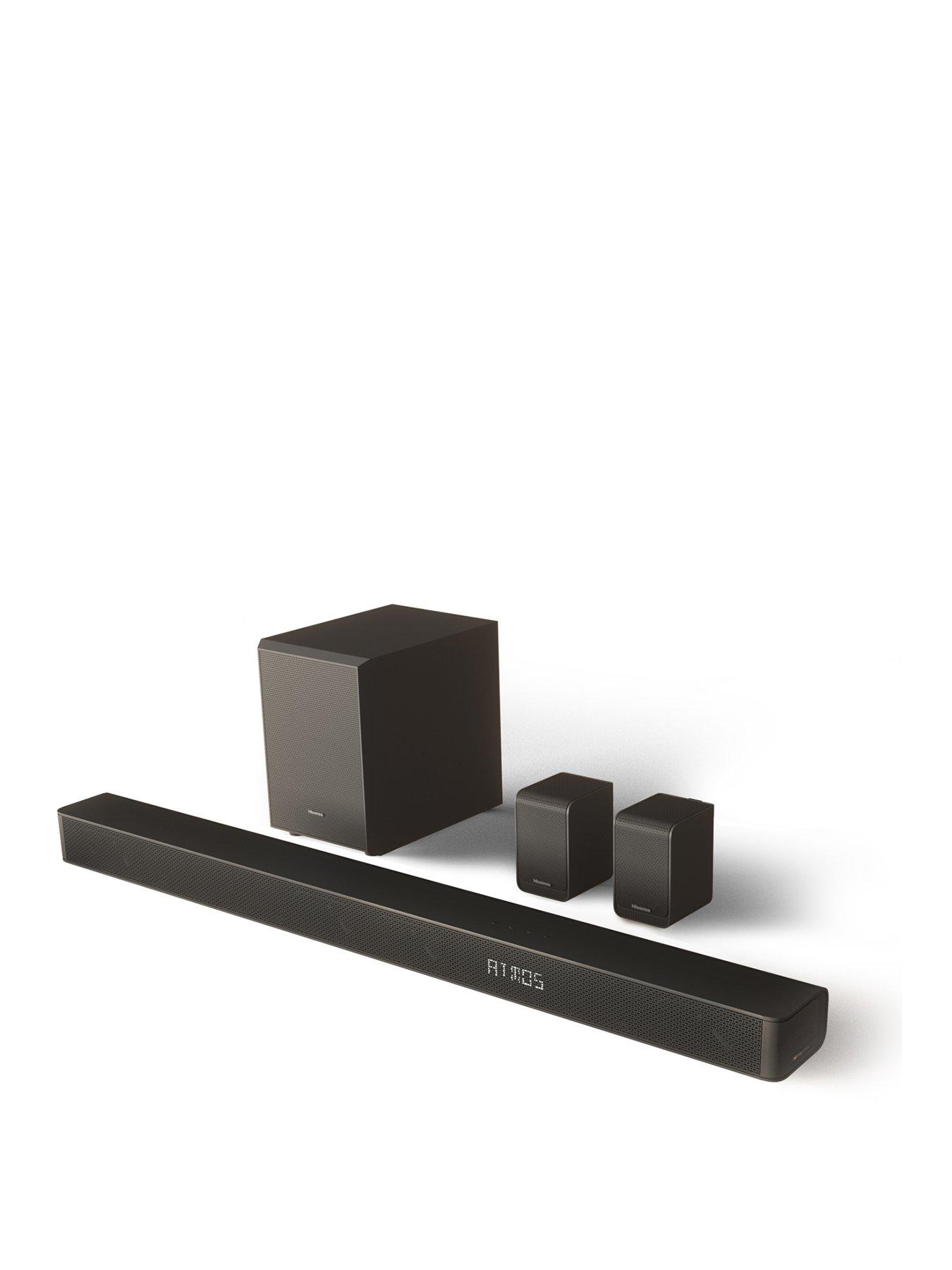 undefined AX5100G 5.1 Channel 340W Dolby Atmos Soundbar with wireless subwoofer and rear speakers