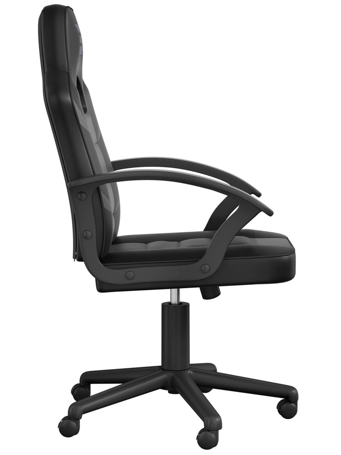 Image 2 of 6 of BraZen Valor Mid Back PC Gaming Chair - Grey