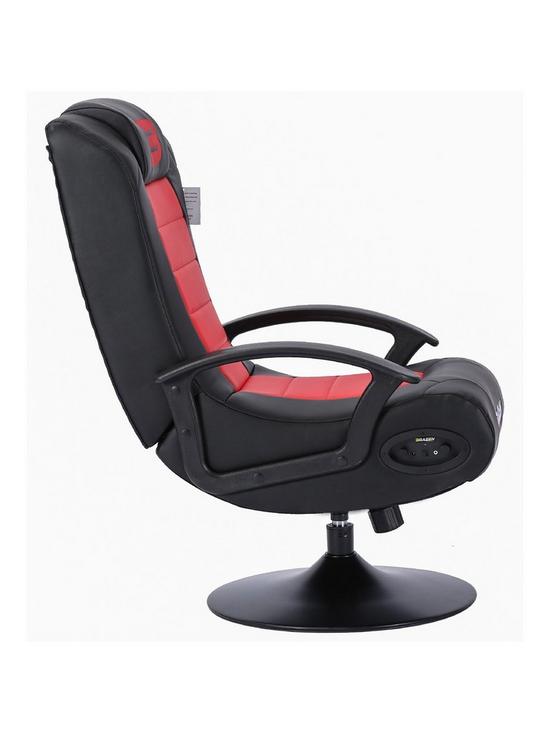 stillFront image of brazen-stag-21-bluetooth-surround-sound-gaming-chair-red