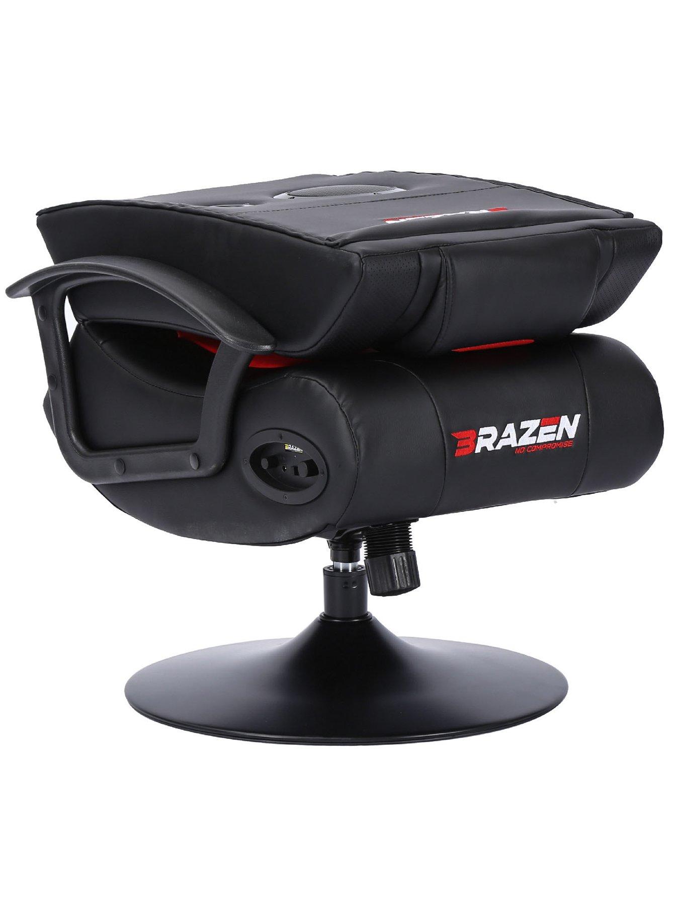 Image 5 of 5 of BraZen Stag 2.1 Bluetooth Surround Sound Gaming Chair - Red