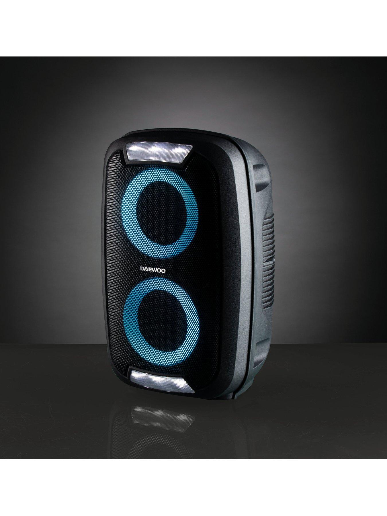 Daewoo Portable LED Bluetooth Party Speaker Very.co.uk