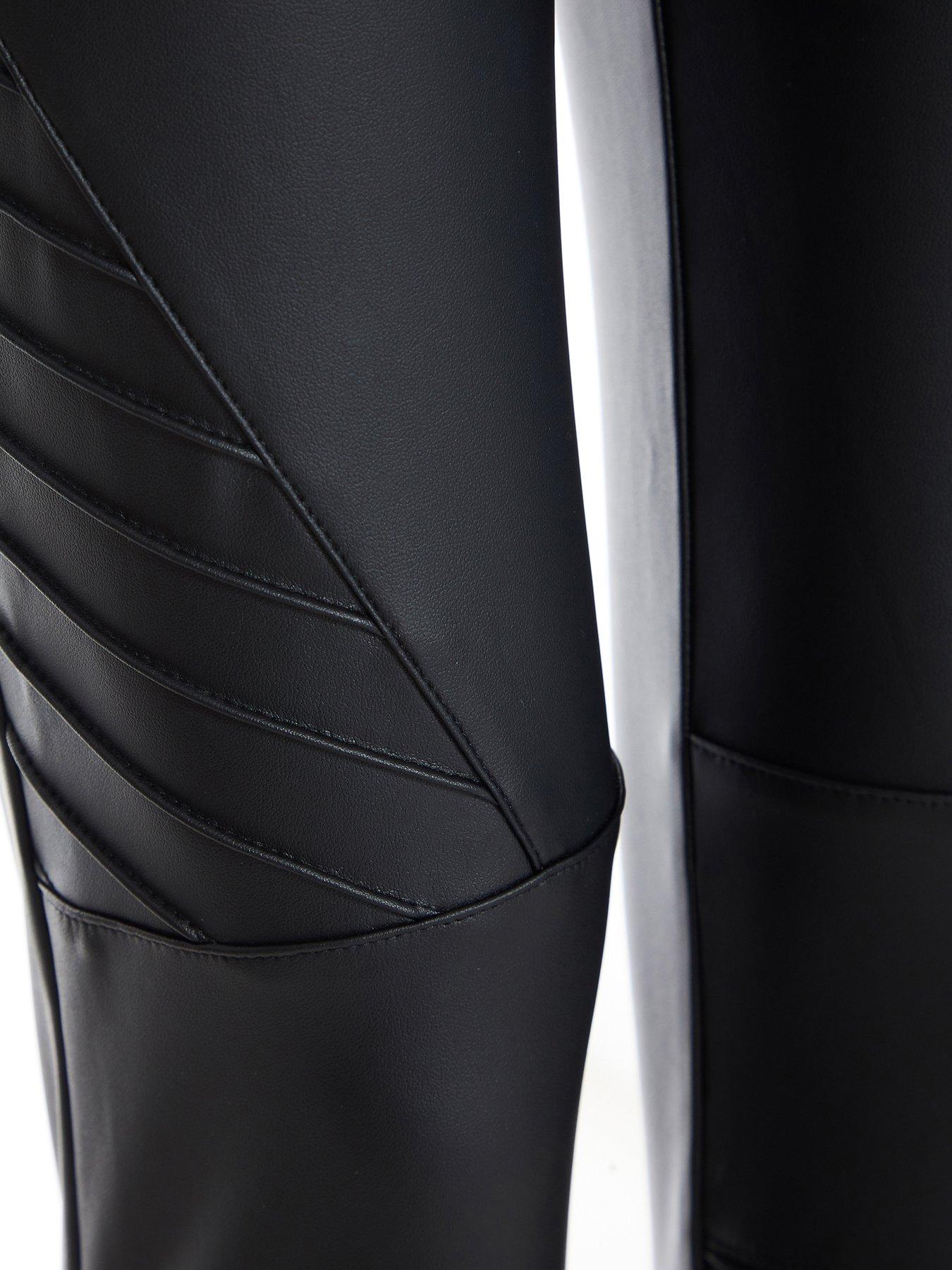 Quiz Faux Leather Leggings Very