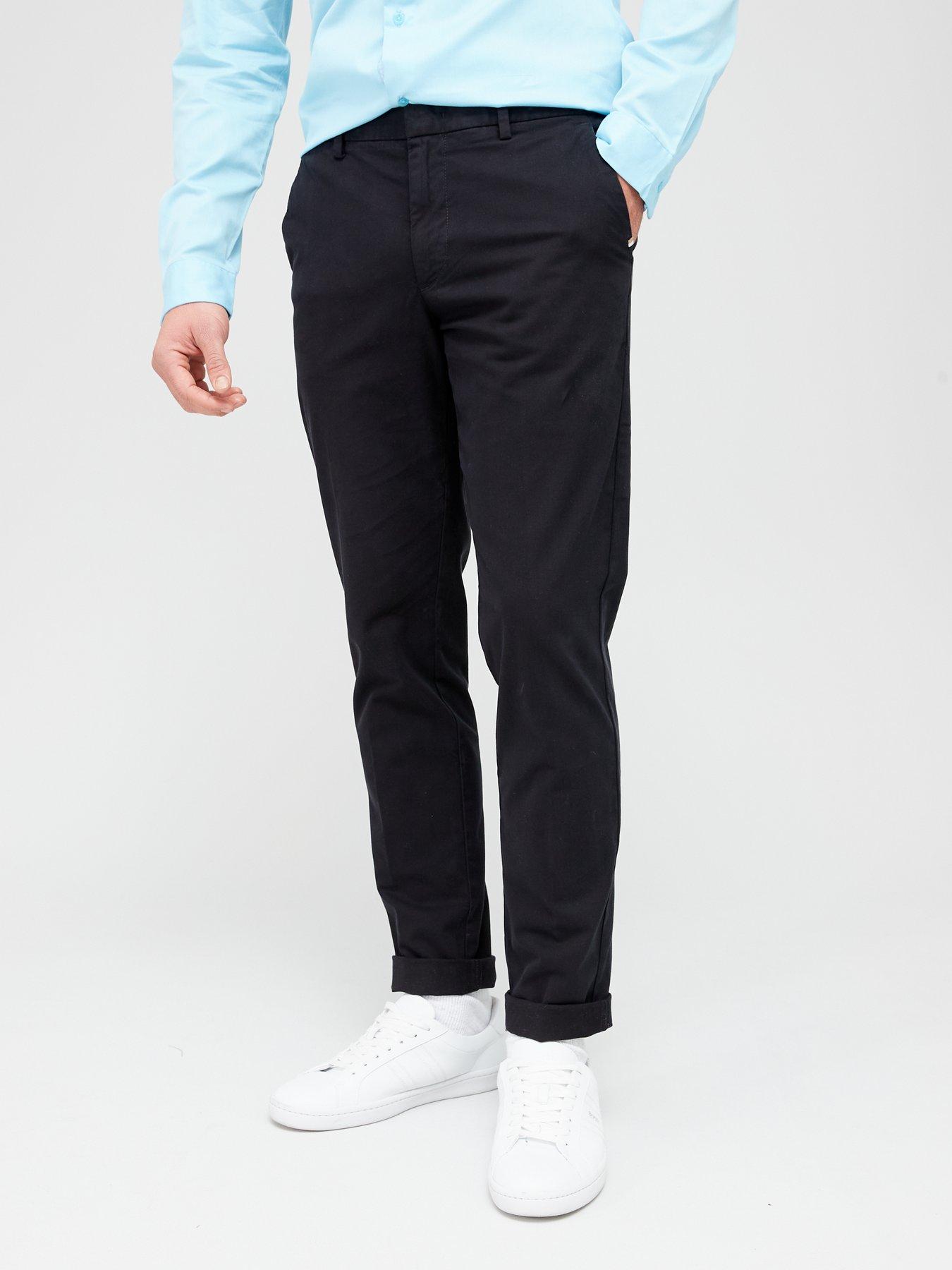 undefined Kaito Slim Fit Chinos - Black
