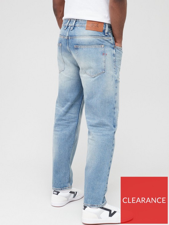 stillFront image of boss-relaxed-tapered-fit-jeans--nbspblue