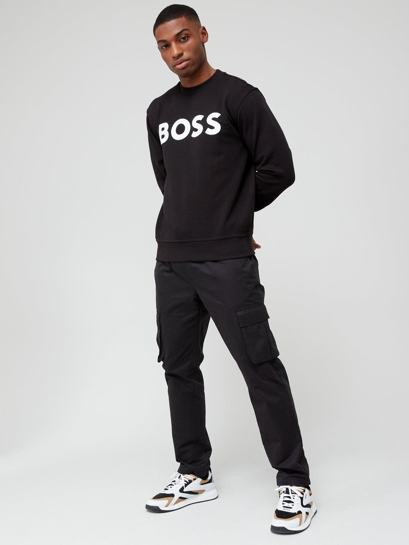 Image 3 of 4 of BOSS WeBasicCrew Sweatshirt -&nbsp;Black