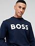  image of boss-webasiccrew-sweatshirt-dark-blue