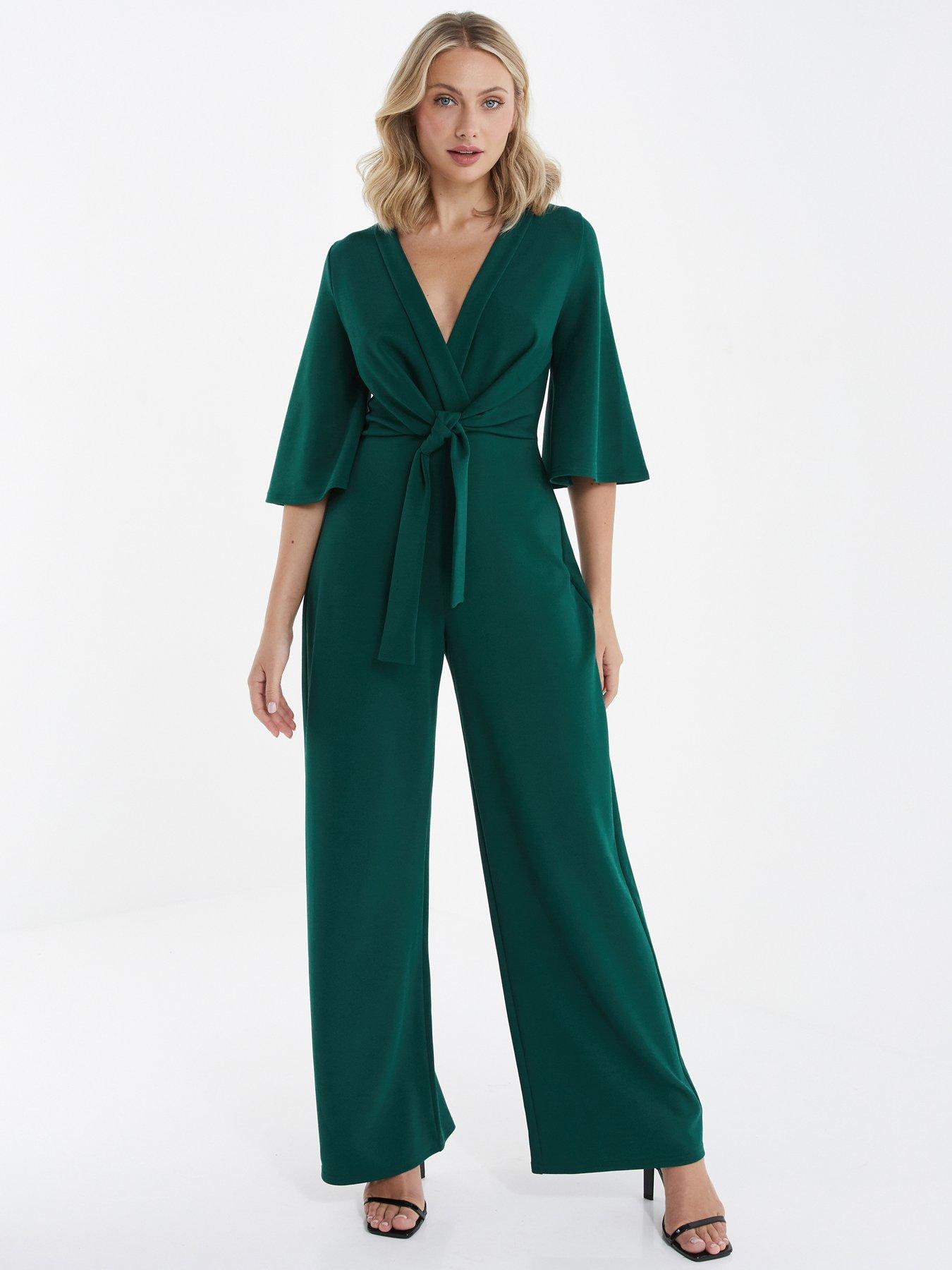 Green sales quiz jumpsuit