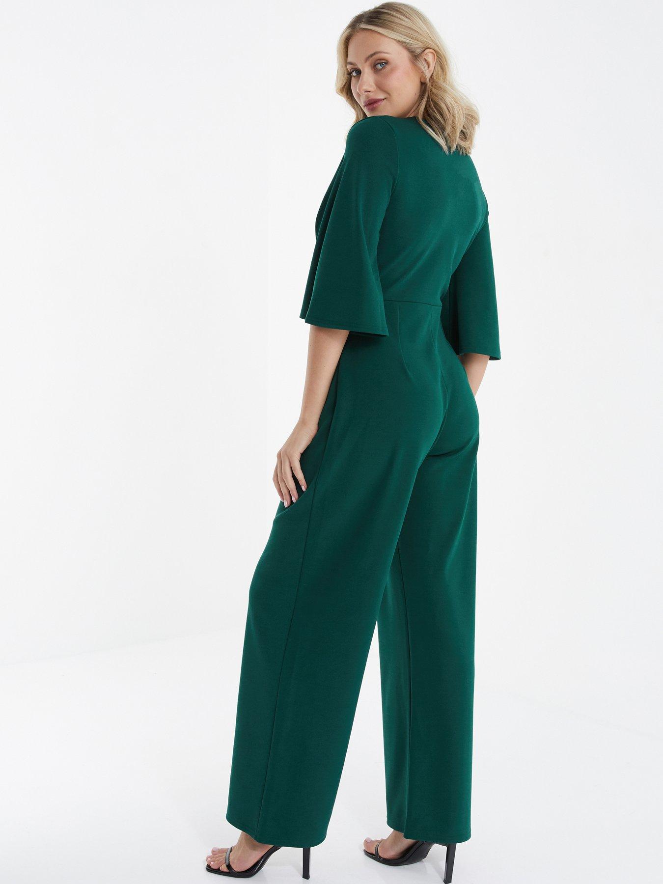 Green store quiz jumpsuit