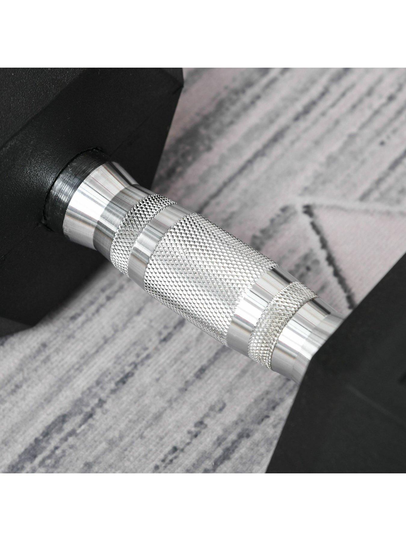 Image 7 of 7 of Homcom 20KG Single Rubber Hex Dumbbell&nbsp;
