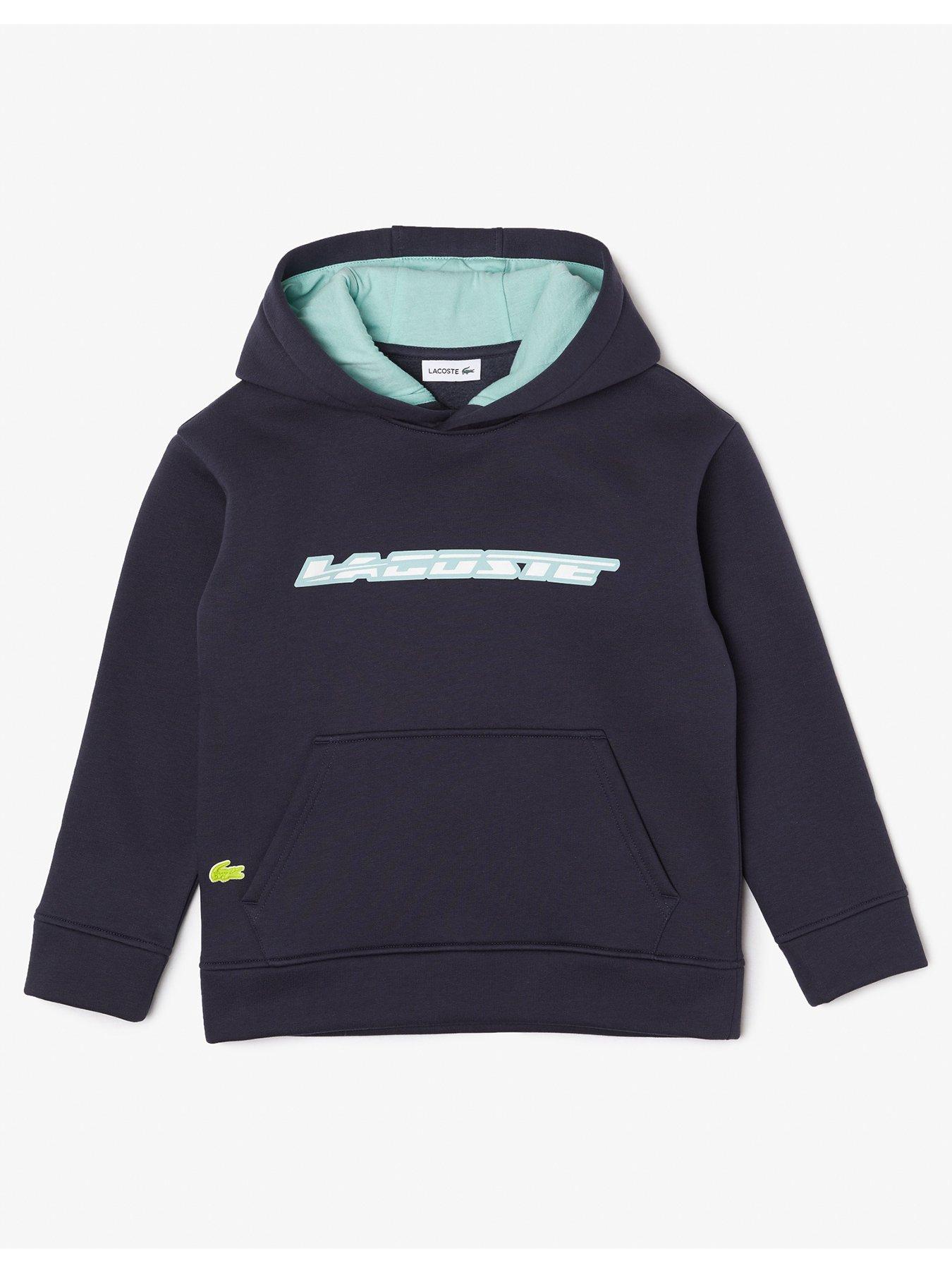 Boys lacoste deals hoody