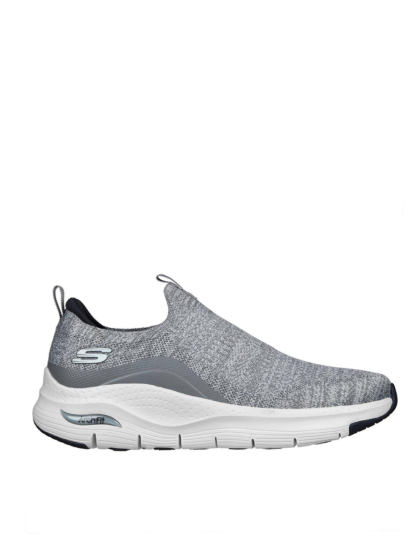 Skechers Arch Fit Ascension Arch Fit Knit Stretch Fit Slip-on Trainer ...