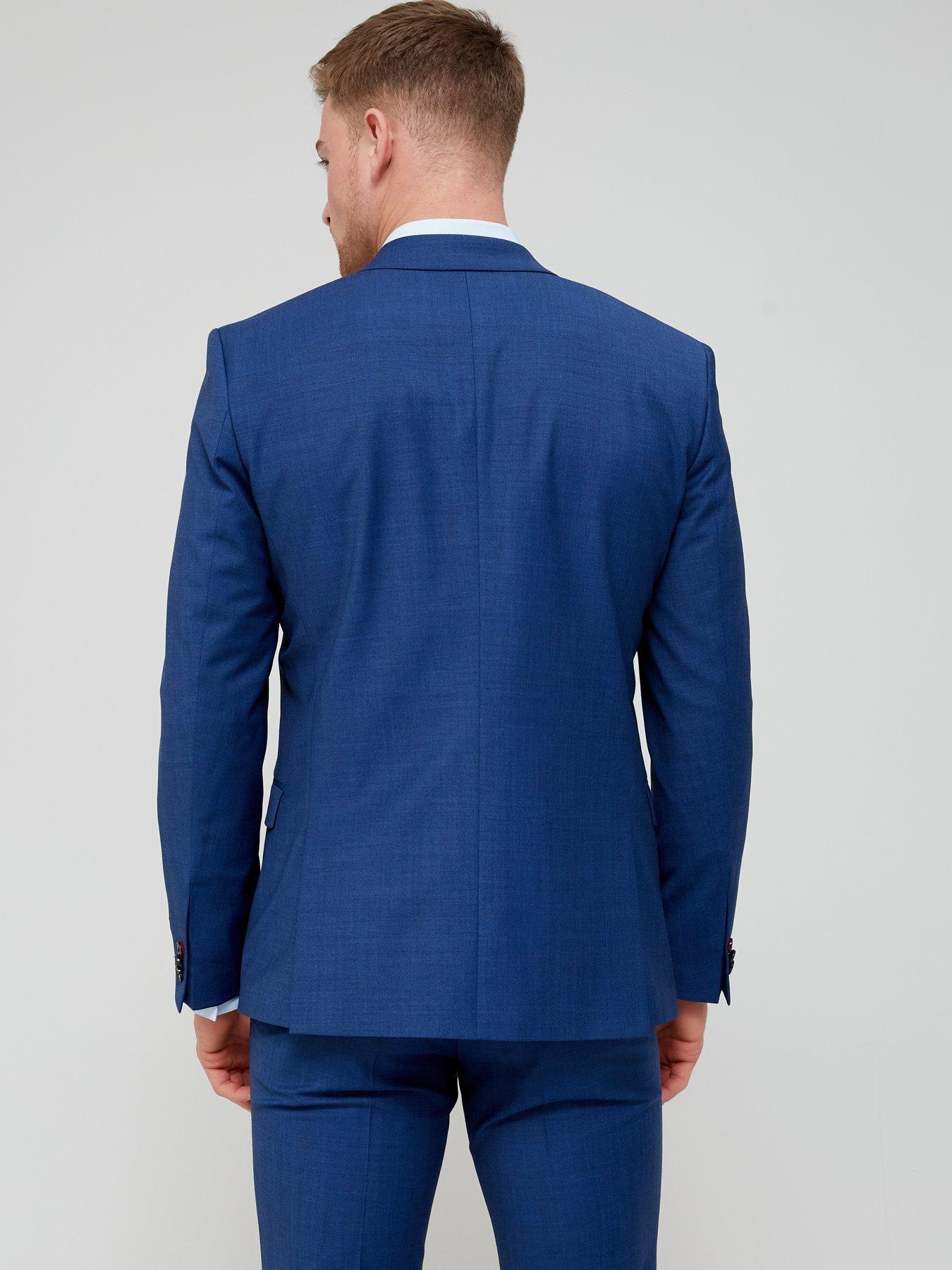 HUGO Arti232X Slim Fit Suit Jacket - Navy | very.co.uk